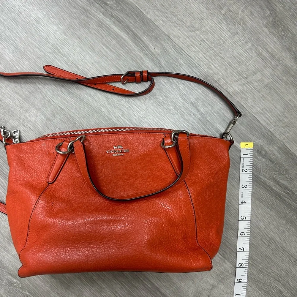 Coach Vibrant Orange Shoulder Bag